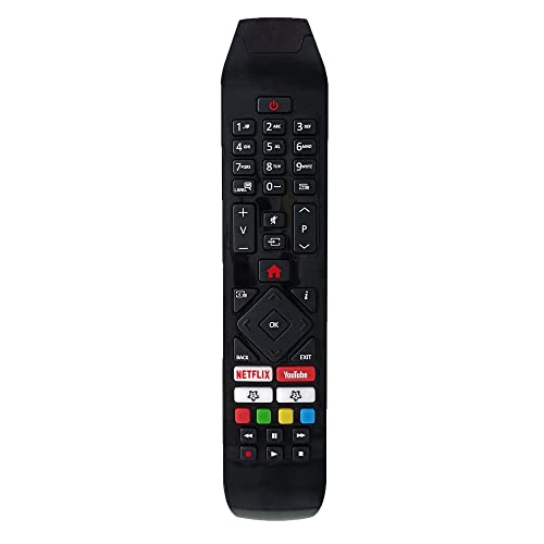 MYHGRC RC 43140 Fernbedienung für Hitachi TV mit Youtube Netflix 65HL8000 65HL7000 55HL9000G 55HL8000K 55HK6500 55HK6000 43HL800K 43HK6001 43HK6000000000000001 0 40HEE 4001 40HE4000 32HE4500K 32HE4500 von MYHGRC