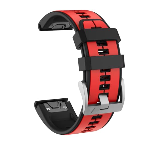 MYSNBKN 20mm Quick Fit Armband für Garmin Fenix 7S Pro/Fenix 7S/Fenix 6S Pro/Fenix 5S/EPIX Pro 42mm,Weiches Silikon-Ersatzband von MYSNBKN