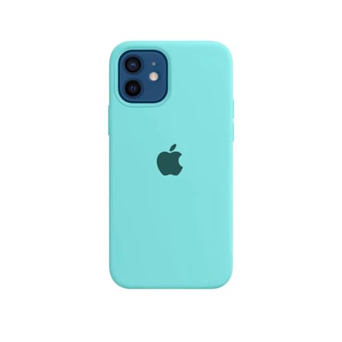 MYSXSWHL Silikonhüllen für iPhone 13 11 14 15 12 Pro Max Hülle für iPhone 11 14 15 13 12 Pro 7 8 SE 2020 Hülle, Eisblau, für iPhone 13 ProMax von MYSXSWHL