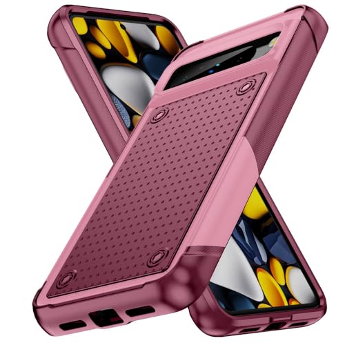 Stoßfeste Schutzhülle, sturzsichere Handyhülle für Google Pixel 8 8A 7 7AProtective Hülle, Pink Rose, für Google Pixel 7 von MYSXSWHL