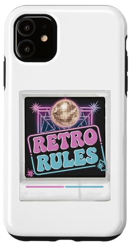 Hülle für iPhone 11 Retro Rules Discokugel von MaPaNoLi Design