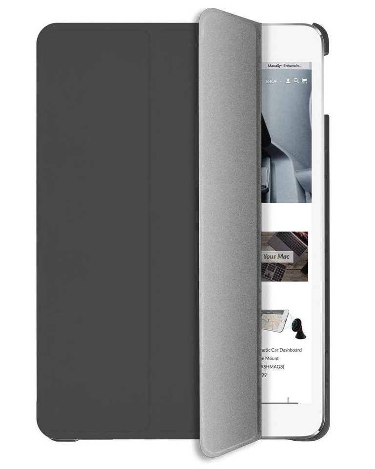 Macally Tablet-Hülle Schutz-Hülle Smart Tasche Cover Case Grau, für Apple iPad mini 7,9" (4. Gen 2015), iPad mini 7,9" (5. Gen 2019) von Macally