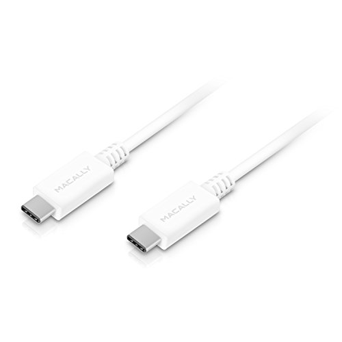 Macally UCUC6-W USB-C-zu-USB-C 3.1-Kabel mit einer Länge von 180 cm – Weiß von Macally