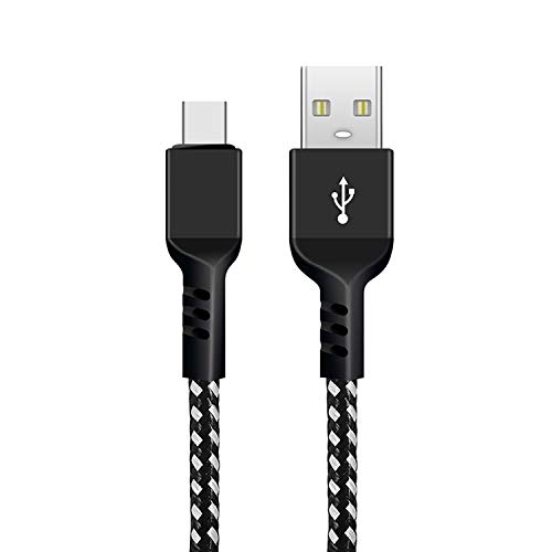 Maclean MCE471 USB zu USB-Typ-C Kabel USB Ladekabel 1m Fast Charge 5V/2.4A Datenkabel Schnellladekabel High Speed Nylon Geflochten Anschlusskabel Datenübertragung (USB-Typ C 1m) von Maclean