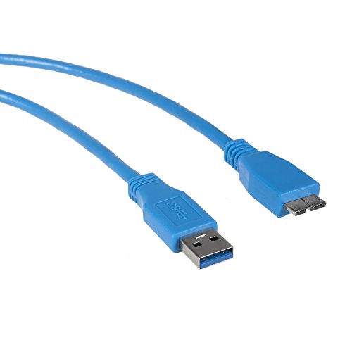 Maclean MCTV-586 Verbindungskabel USB 3.0 Kabel Typ-A Stecker auf Typ B Micro-USB-Stecker (AM-microBM 0,5m) von Maclean