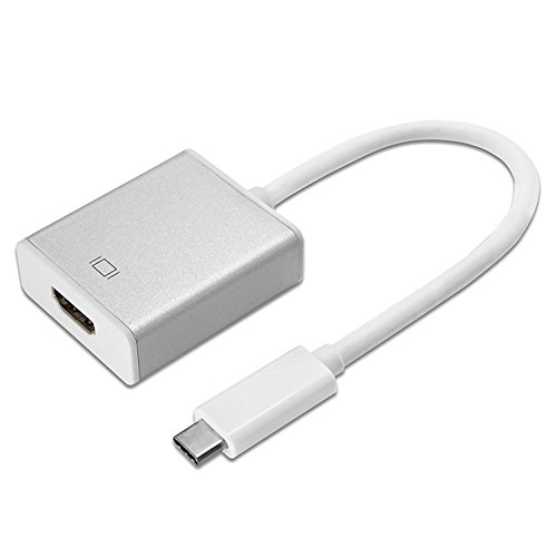 Maclean MCTV-841 USB Typ-C auf HDMI Konverter Adapter Metallgehäuse FullHD 1080p 60Hz 4K 30Hz HDCP 2.2 Plug & Play USB-C HDMI-Eingang von Maclean