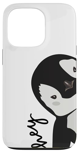 Hülle für iPhone 13 Pro Little penguin hey von Madeiradesigns