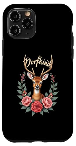 Hülle für iPhone 11 Pro Dorfkind Damen Volksfest Hirsch Blumen Trachten von Mädchen Trachtenshirts und Damen Dirndl