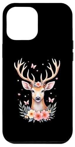 Hülle für iPhone 13 Pro Max Herzmadl Damen Volksfest Hirsch Blumen Trachten von Mädchen Trachtenshirts und Damen Dirndl