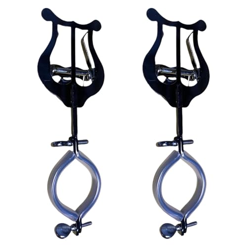 MagiDeal 2x Notenhalter Trompete Lyre Instrument Accessoires tragbare Eisen Metall Trompete marschieren Lyre für Bühnenperformance MagiDeal 2x Notenhalter Trompete Lyre Instrument Accessoires tragbare Eisen Metall Trompete marschieren Lyre für Bühnenperformance von MagiDeal