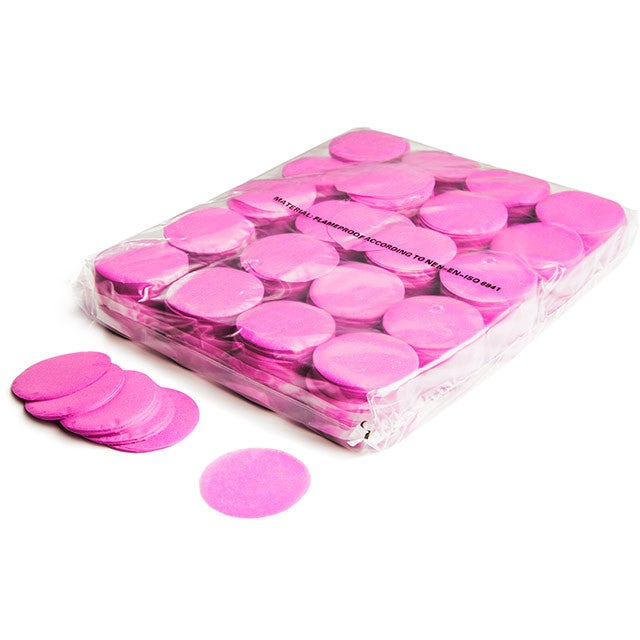 Magic FX CON02PK Konfetti, rund, 55 mm, 1 kg Packung, rosa von Magic FX