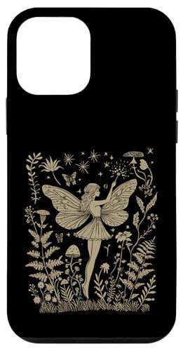 Hülle für iPhone 12 mini Niedliches Fairycore-Blumenmuster, schöne Fee, ästhetische Mädchen und Frauen von Magical Fairycore Aestethic Tees