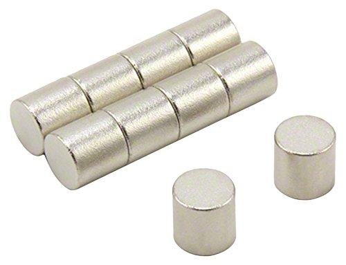 Samarium - Kobaltmagnet Für Motoren, Elektromotoren, Turbomaschinen und Sensoren - 10mm Durchmesser x 10mm Dick - 2,6kg Ziehen - Pack von 10 Samarium - Kobaltmagnet Für Motoren, Elektromotoren, Turbomaschinen und Sensoren - 10mm Durchmesser x 10mm Dick - 2,6kg Ziehen - Pack von 10 von first4magnets