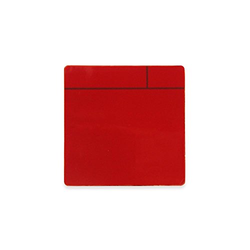 Magflex® Flexibler Glanz Rot Trocken - Wipe Scrumboard -Magnet Zum Erstellen Von Entfernbar - 75 Mm X 75 Mm - Packung Von 5 von Magnet Experts