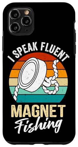 Hülle für iPhone 11 Pro Max Witziges Magnetfischen Design für Magnetfischer von Magnetfischer Designs