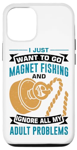 Hülle für iPhone 14 Pro Witziges Magnetfischen Design für Magnetfischer von Magnetfischer Designs