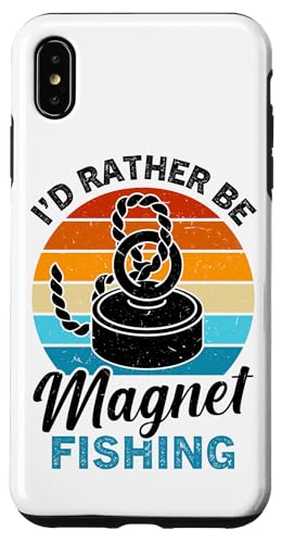 Hülle für iPhone XS Max Witziges Magnetfischen Design für Magnetfischer von Magnetfischer Designs