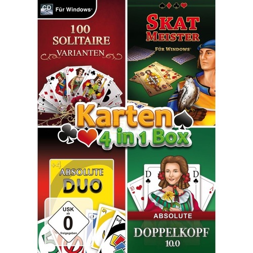 Karten - 4in1 Box       (PC) von Magnussoft