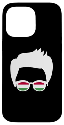 Ungarische Herren Silhouette Ungarn Flagge Sonnenbrille Junge Hülle für iPhone 14 Pro Max von Magyarorszag Hungarian Flag Magyar Hungary Roots