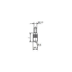 Mahr 4360020 902 Sphärische Kontaktstelle für Marcator-Blinker, Länge 75 mm von Mahr