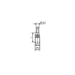 Mahr 4360110 903H Flachkontakt für Marcator-Blinker, 30 mm Länge von Mahr