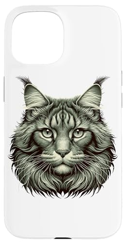 Hülle für iPhone 15 Maine Coon American Longhair von Maine Coon Cat Lover Gifts