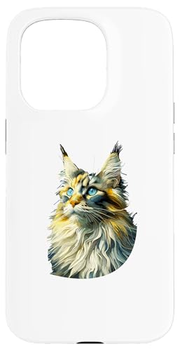 Hülle für iPhone 15 Pro Maine Coon American Longhair von Maine Coon Cat Lover Gifts