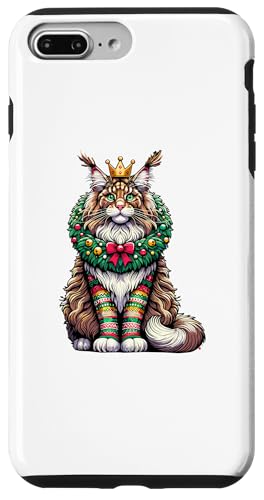 Hülle für iPhone 7 Plus/8 Plus Christmas Maine Coon American Longhair von Maine Coon Cat Lover Gifts