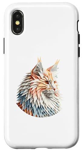 Hülle für iPhone X/XS Maine Coon American Longhair von Maine Coon Cat Lover Gifts