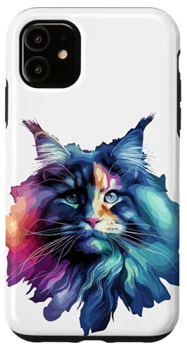 Maine Coon American Longhair Hülle für iPhone 11 von Maine Coon Cat Lover Gifts