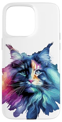 Maine Coon American Longhair Hülle für iPhone 15 Pro Max von Maine Coon Cat Lover Gifts