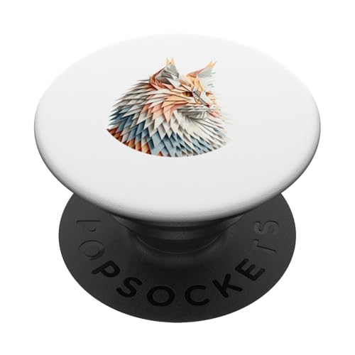 Maine Coon American Longhair PopSockets Klebender PopGrip von Maine Coon Cat Lover Gifts