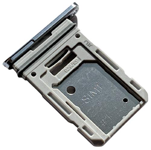 Simkartenhalter und Micro-SD Card Fach Hybrid für Samsung Galaxy S20 FE (5G), Original Ersatzteil, Weiss von Mainhattan Mobile