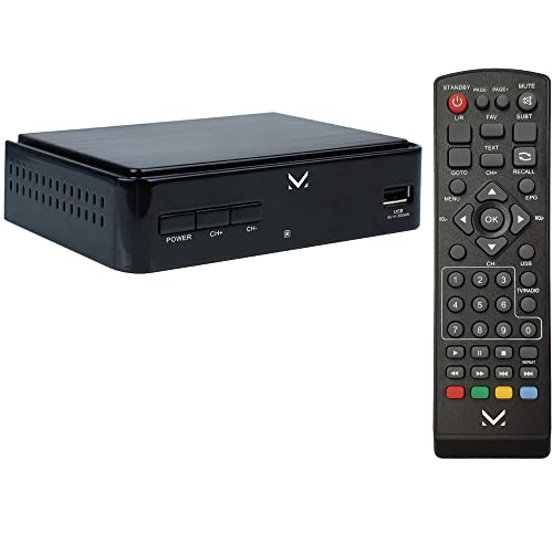 MAJESTIC DEC 665 - Terrestrischer Digitaldecoder DVB-T2 HD, USB-Eingang, Fernbedienung, SCART, HDMI von Majestic