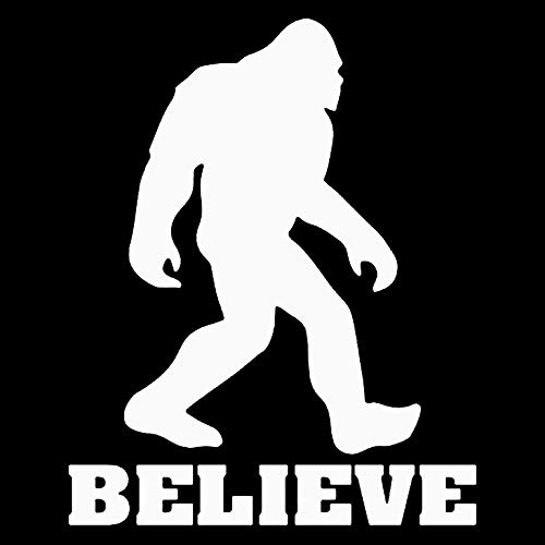 Makarios LLC Sasquatch Believe Bigfoot Cars Trucks Vans Walls Laptop MKRR655 Weiß 5,5x11,5 cm von Makarios LLC