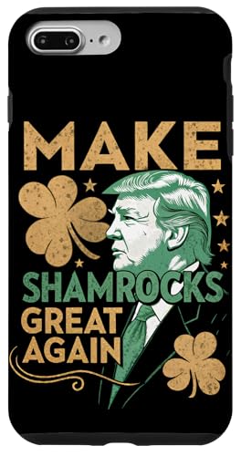 Hülle für iPhone 7 Plus/8 Plus Irish American - Make St. Patrick's Day Great Again - Trump von Make St. Patrick’s Day Great Again President Trump