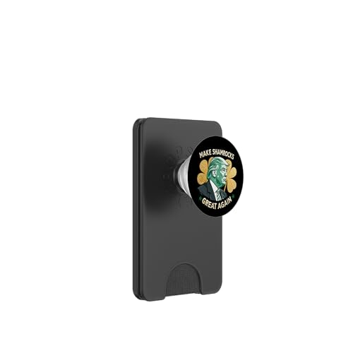 Irish American - Funny Make St. Patrick's Day Great Again PopSockets PopWallet für MagSafe von Make St. Patrick’s Day Great Again President Trump