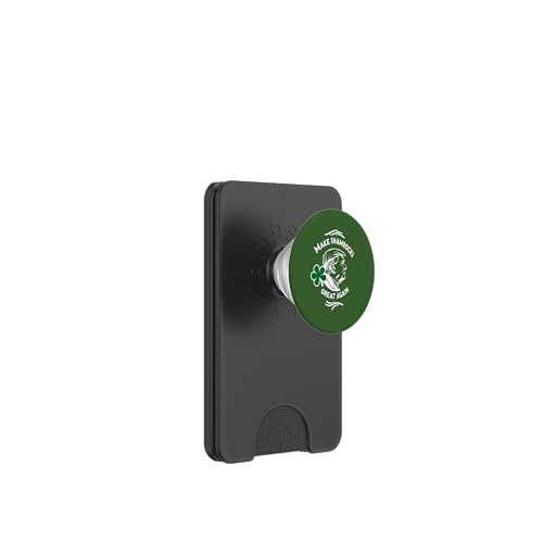 Stolz darauf, knicksicher zu sein – machen Sie Kleeblätter wieder großartig PopSockets PopWallet für MagSafe von Make St. Patrick’s Day Great Again President Trump