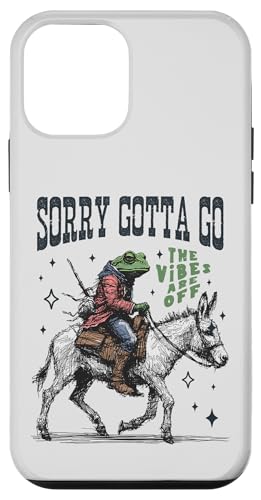Cooler Cowboy-Frosch, der einen Esel reitet, Gotta Go,The Vibes are Off Hülle für iPhone 12 mini Cooler Cowboy-Frosch, der einen Esel reitet, Gotta Go,The Vibes are Off Hülle für iPhone 12 mini von Man I Love Frogs