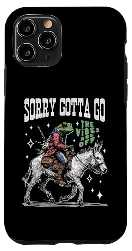Frosch reitet auf einem Esel, handgezeichnete Vintage-Westernästhetik Hülle für iPhone 11 Pro Frosch reitet auf einem Esel, handgezeichnete Vintage-Westernästhetik Hülle für iPhone 11 Pro von Man I Love Frogs