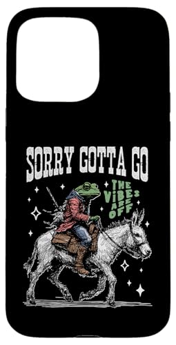 Frosch reitet auf einem Esel, handgezeichnete Vintage-Westernästhetik Hülle für iPhone 15 Pro Max Frosch reitet auf einem Esel, handgezeichnete Vintage-Westernästhetik Hülle für iPhone 15 Pro Max von Man I Love Frogs