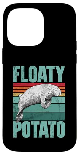 Lustige Seekühe mit Aufschrift „Süßer molliger Delfin Seekuh“ Hülle für iPhone 14 Pro Max von Manatee Clothing & Floaty Potatoes Accessories