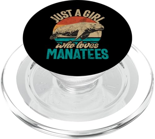 Lustige Seekühe mit Aufschrift „Süßer molliger Delfin Seekuh“ PopSockets PopGrip für MagSafe von Manatee Clothing & Floaty Potatoes Accessories