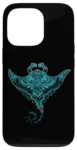 Hülle für iPhone 13 Pro Mandala Mantarochen Rochen von Mandala Meerestiere