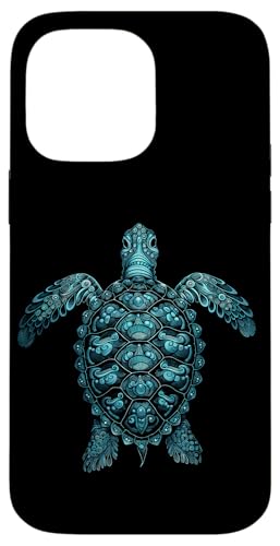 Hülle für iPhone 14 Pro Max Mandala Schildkröte von Mandala Meerestiere