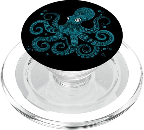 Mandala Oktopus Krake PopSockets PopGrip für MagSafe von Mandala Meerestiere