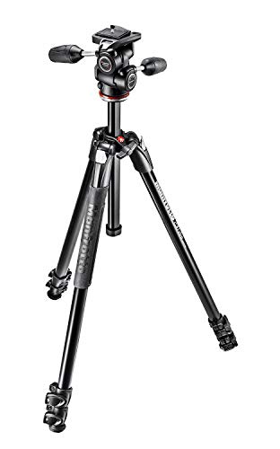 Manfrotto MK290XTA3-3W Digitale Film/Kameras 3Bein(e) Schwarz Stativ - Stative (70,7 cm, 2,52 kg, 147,5 cm, Aluminium, Schwarz) von Manfrotto