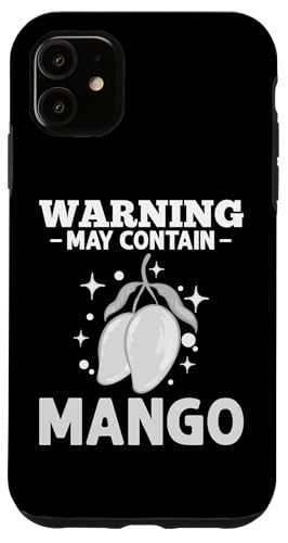 Hülle für iPhone 11 Mangofrucht Lustiges tropisches gesundes Essen von Mango Fruit