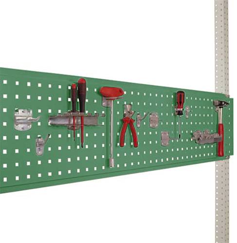 Manuflex AS1704.6011 Werkzeug-Lochplatte für PACKPOOL, Nutzhöhe = 300 mm. Für Tischbreite 2000mm von Manuflex