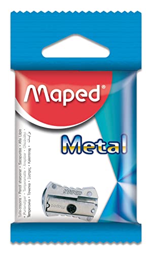 Maped Spitzer 006600 – Anspitzer Handbuch (,), aus Metall grau von Maped Helix USA